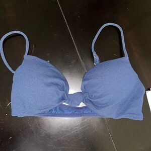 ViX Firenze Erin Knot Bikini Top -Indigo Blue Size XL